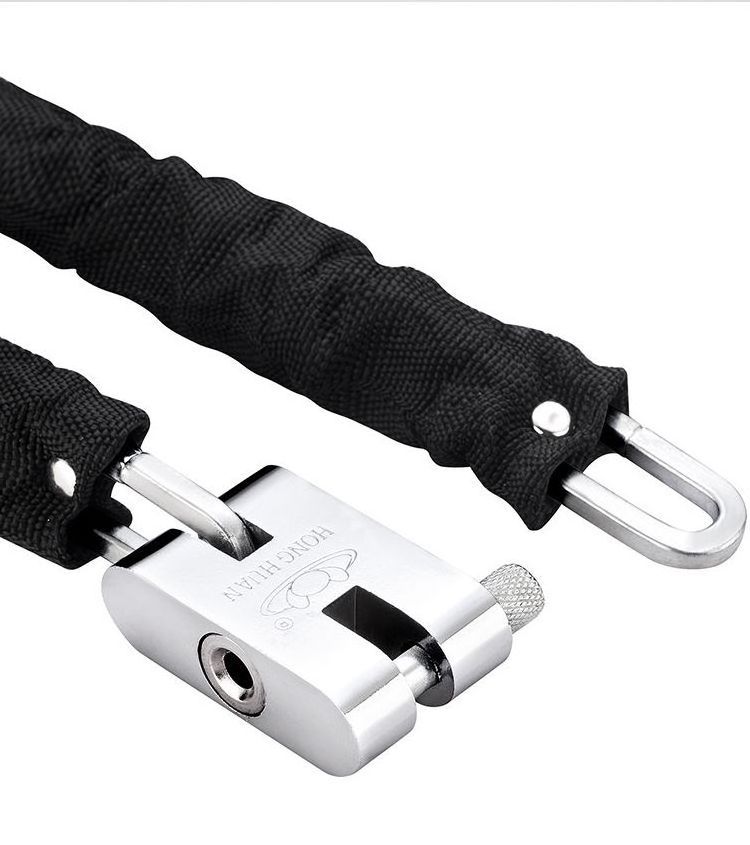 High Quality Anti-shear Chain Bike Lock  Steel Cable Lock Anti-theft Motorcycle Chain Bike Lock