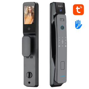 3D facial intelligent lock visual intercom remote unlocking Wifi application peephole camera indoor and outdoor door locks