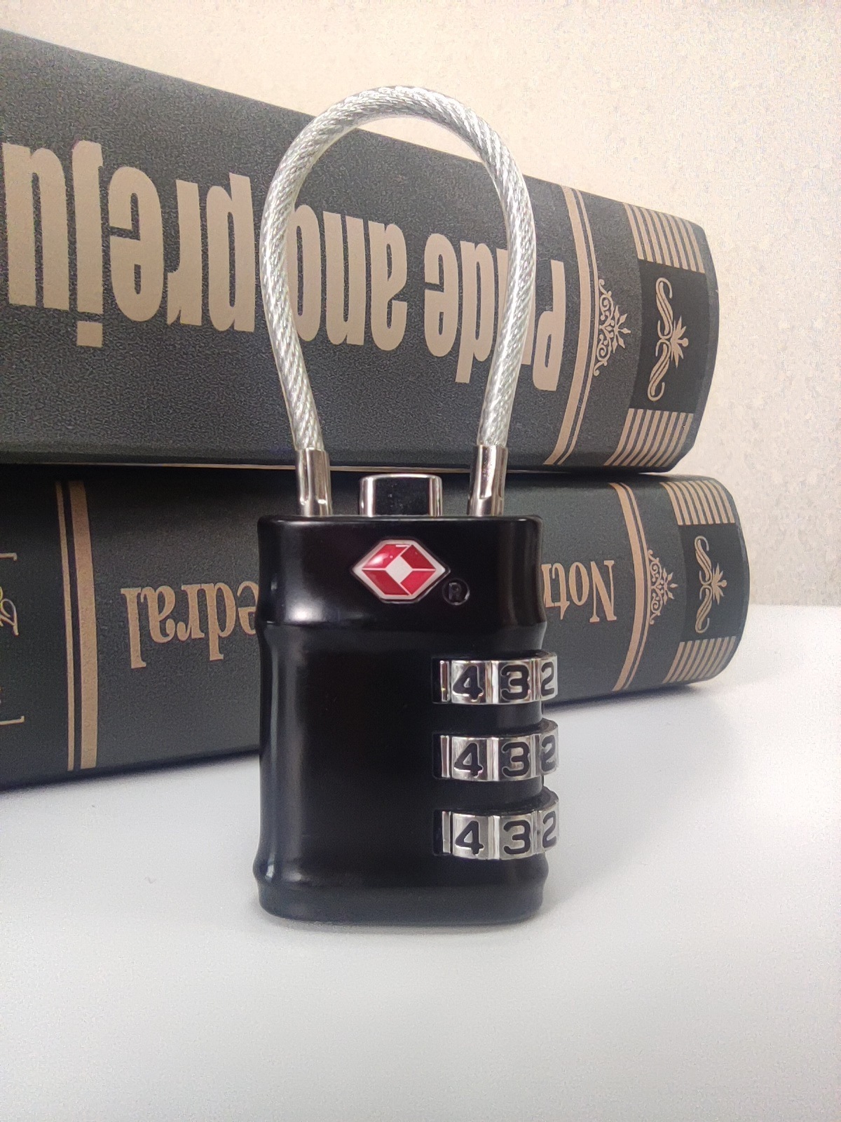 High Quality 3 Digit Zinc Alloy Suitcase Wire Cable Stainless  Combination Lock Tsa Locks For Luggage Lock