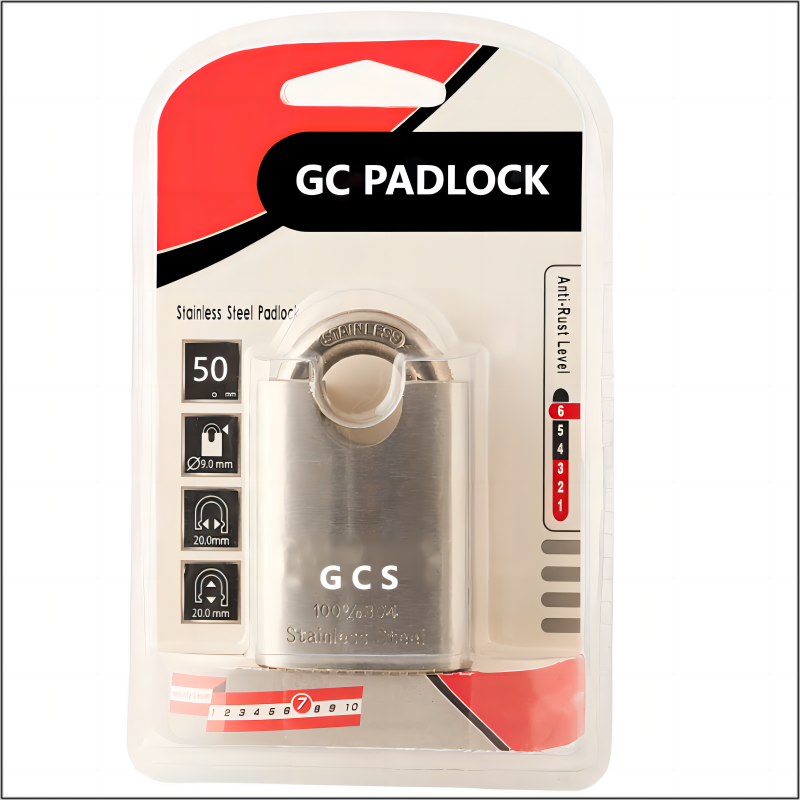 50MM High Quality 100% 304 Stainless Steel Key Lead The Industry Wholesale Price Discus Padlock