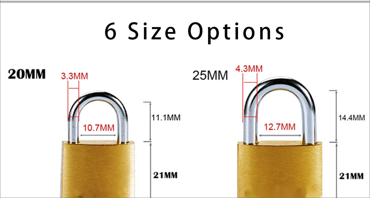 20MM Aluminium Various Specifications Good Price Security High Quality Reasonable Price Padlock Same Key