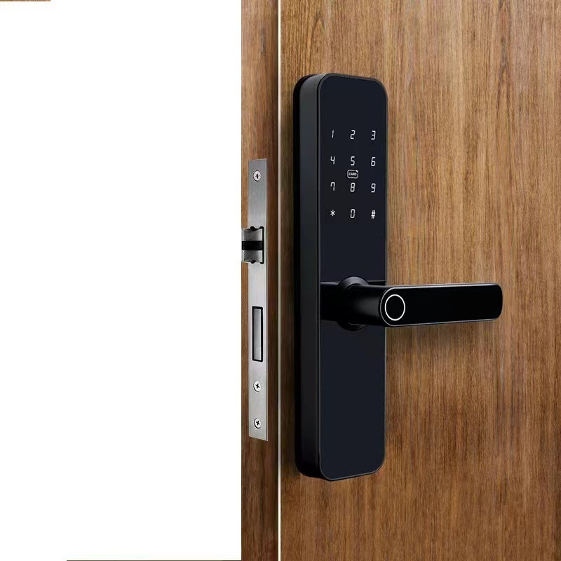 New Waterproof Tuya Wifi App  Intelligente Lock Fingerprint Door Handle Digital Keyless Door Lock Smart Lock Door