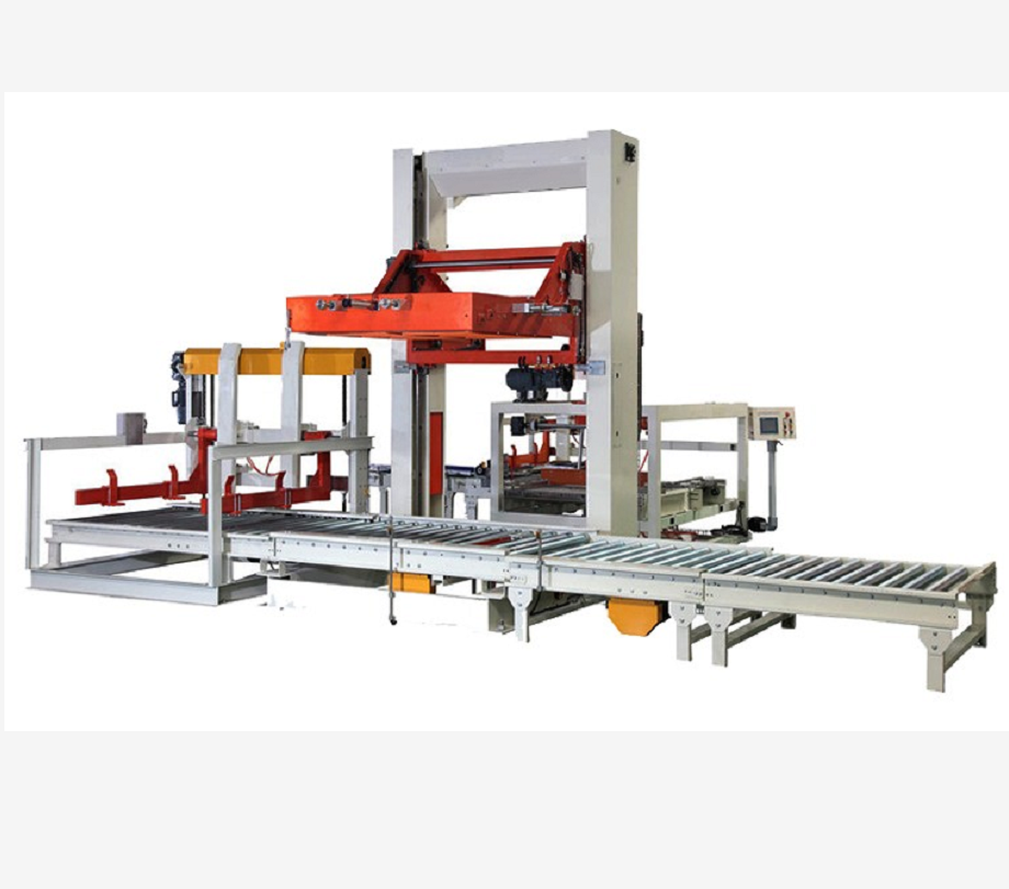 Layer Palletizer Robot Pallet Stacker Complete Water Line Wrapping Machine