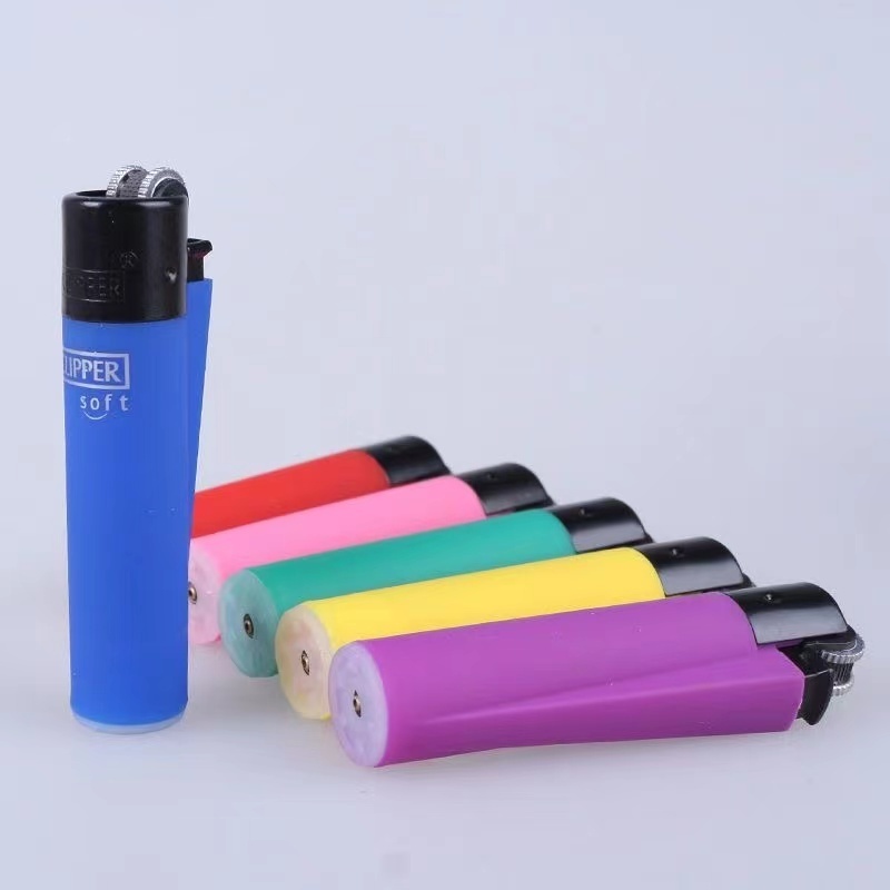 Spain nylon clip-per lighters explosion-proof mini flint lighter creative trendycolor cigarette encendedor