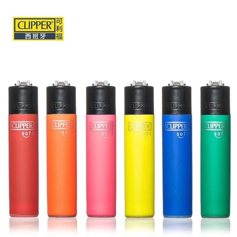 Spain nylon clip-per lighters explosion-proof mini flint lighter creative trendycolor cigarette encendedor