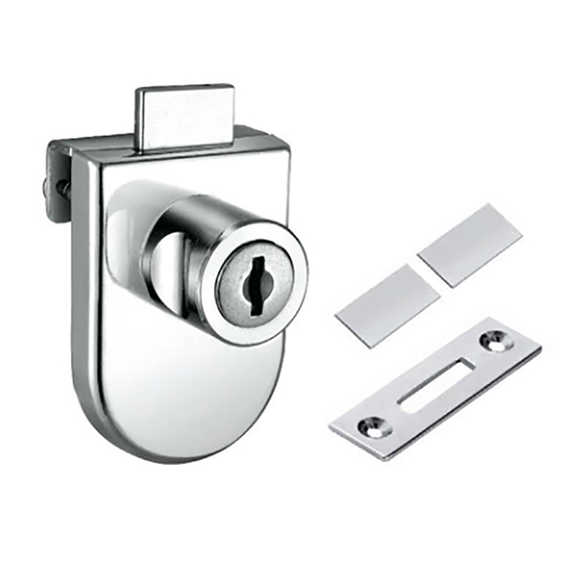 Wholesale Hardware Furniture 408 Glass Cabinet Door Lock Sliding Door Lock Showcase Lock