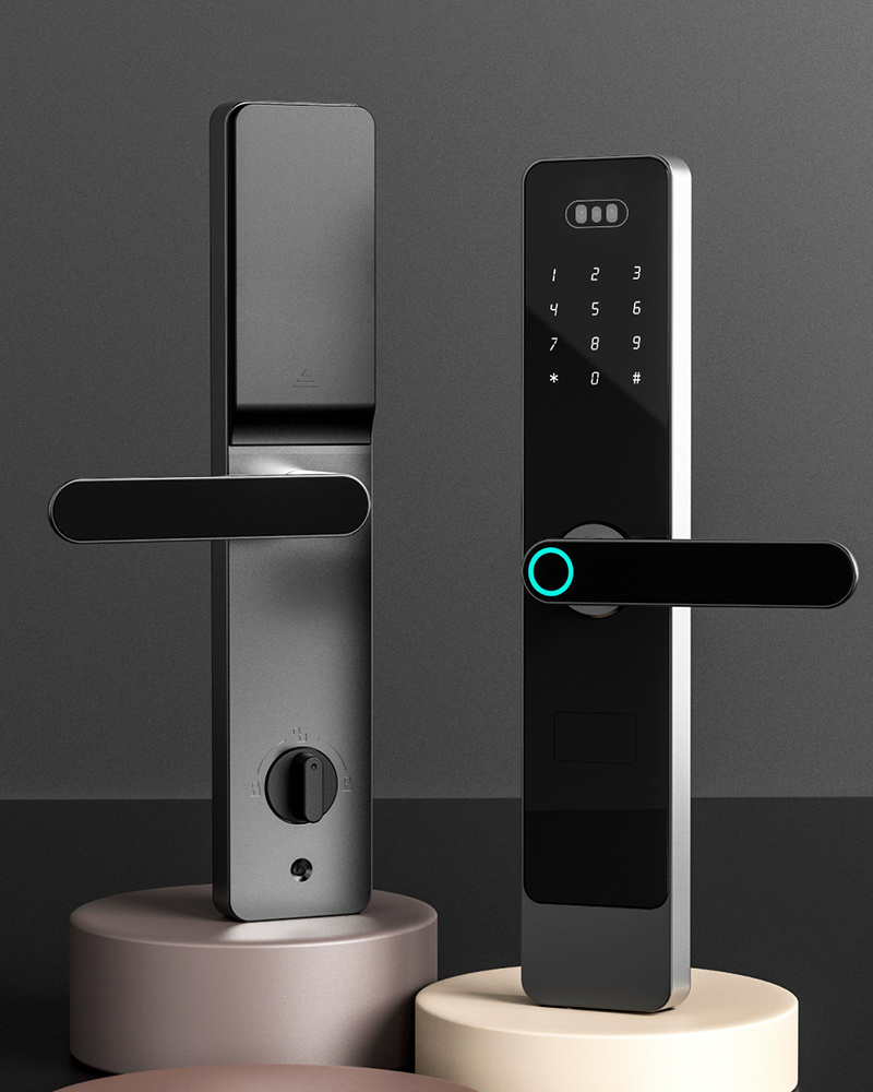 Smart Door Lock Face ID Tuya TTlock Fingerprint Intelligent Smart Home 3D Face Recognition Smart Door Lock