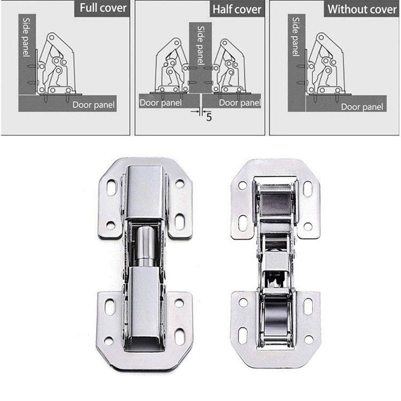 Furniture Hardware 90 Degree Special Hydraulic Hinges for Kitchen Cabinet Soft Closing Frog Hinge