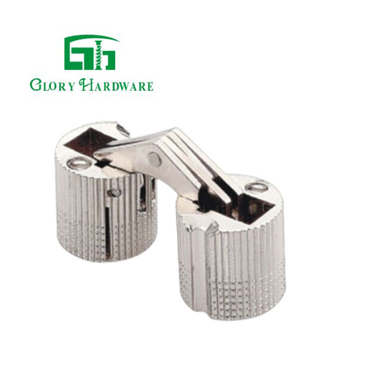 High Quality  Invisible Round Brass Barrel Hinge 8-18 mm  cross hinge concealed small box Hidden Hinge