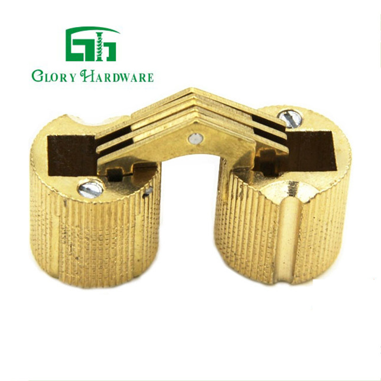 High Quality  Invisible Round Brass Barrel Hinge 8-18 mm  cross hinge concealed small box Hidden Hinge