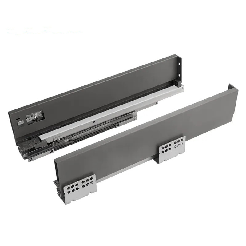 Wholesale Dtc Kitchen Cabinet Drawer Slide Soft Close Undermount Tandem Slim Box Drawer Slide