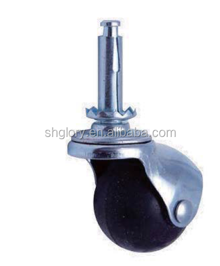 PP/rubber ball caster, sofa swivel roller ball caster