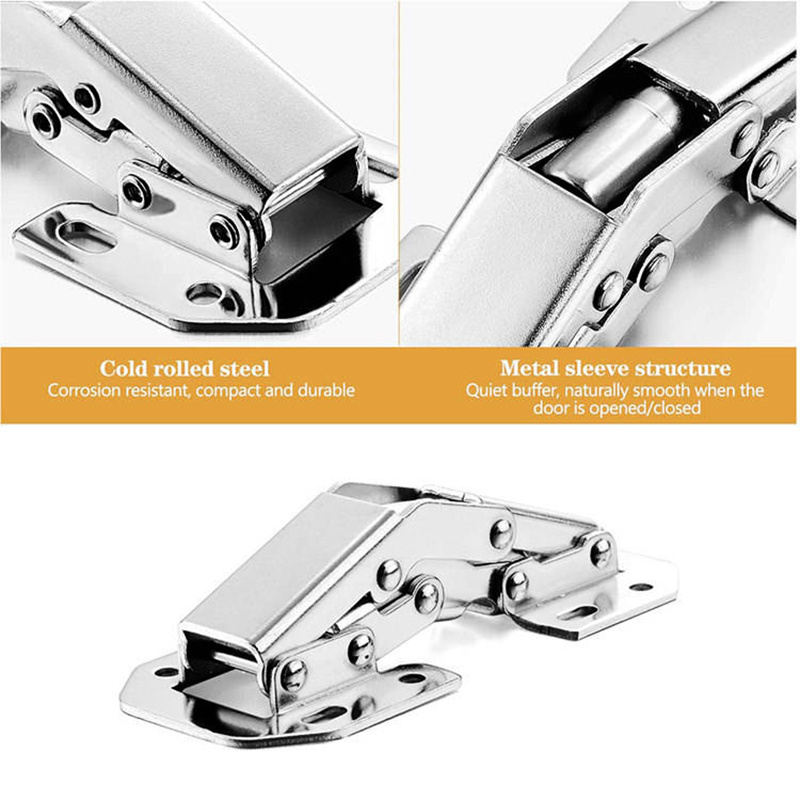 Furniture Hardware 90 Degree Special Hydraulic Hinges for Kitchen Cabinet Soft Closing Frog Hinge