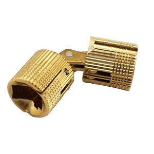 High Quality  Invisible Round Brass Barrel Hinge 8-18 mm  cross hinge concealed small box Hidden Hinge