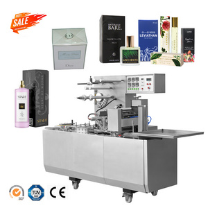 automatic perfume box cellophane bag overwrapping packing machine packaging pack wrapping machine