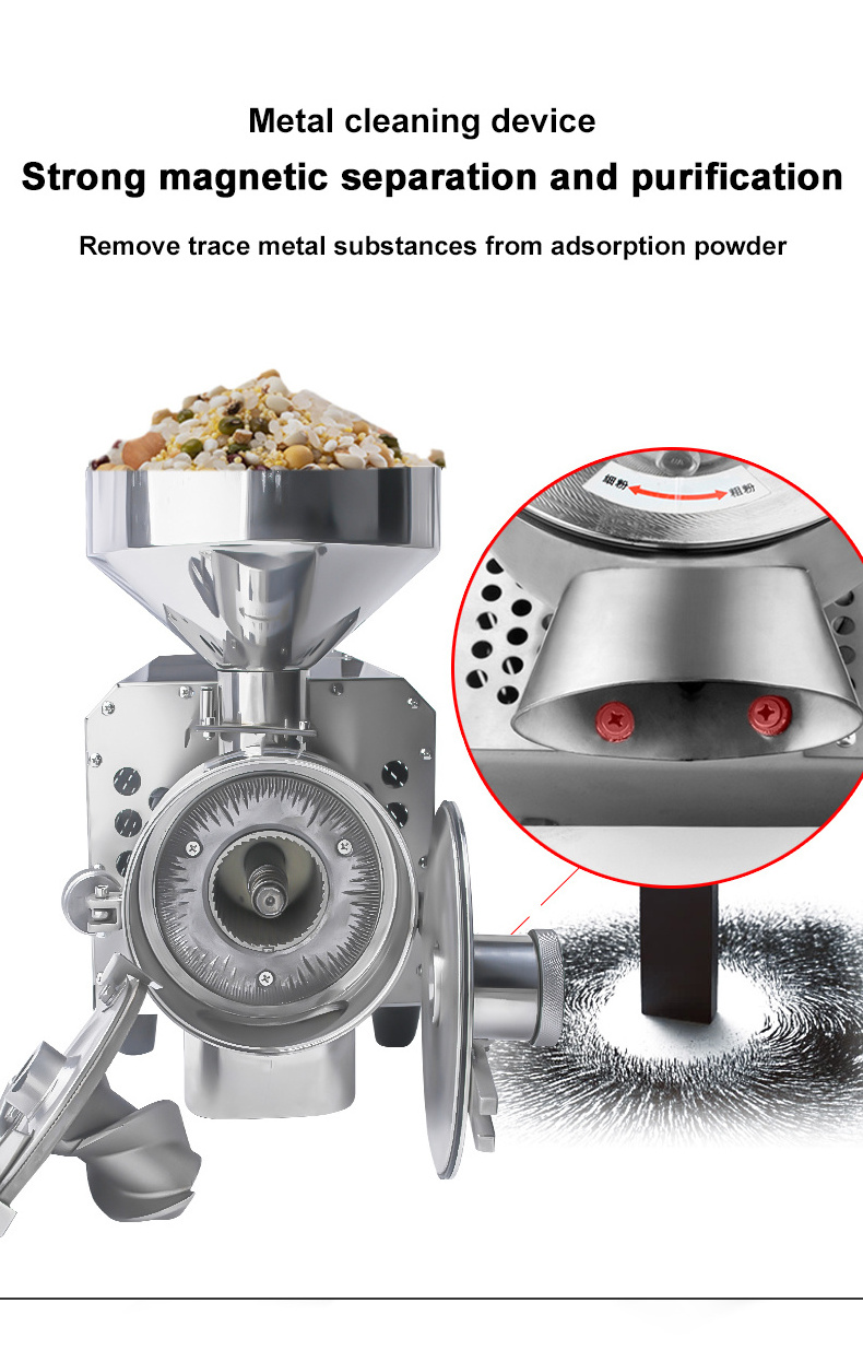 Large Capacity Commercial Electric Spice Grinder Prices Dry Food Powder Making Machine Spice Pepper Grinding Machine