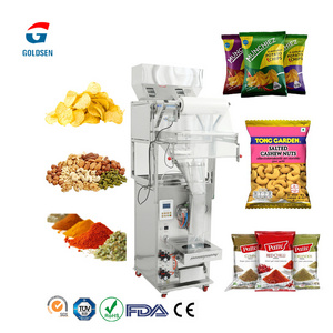 Small powder spice vertical packing machine snack food pouch packing machine for small business multifunction packaging machines