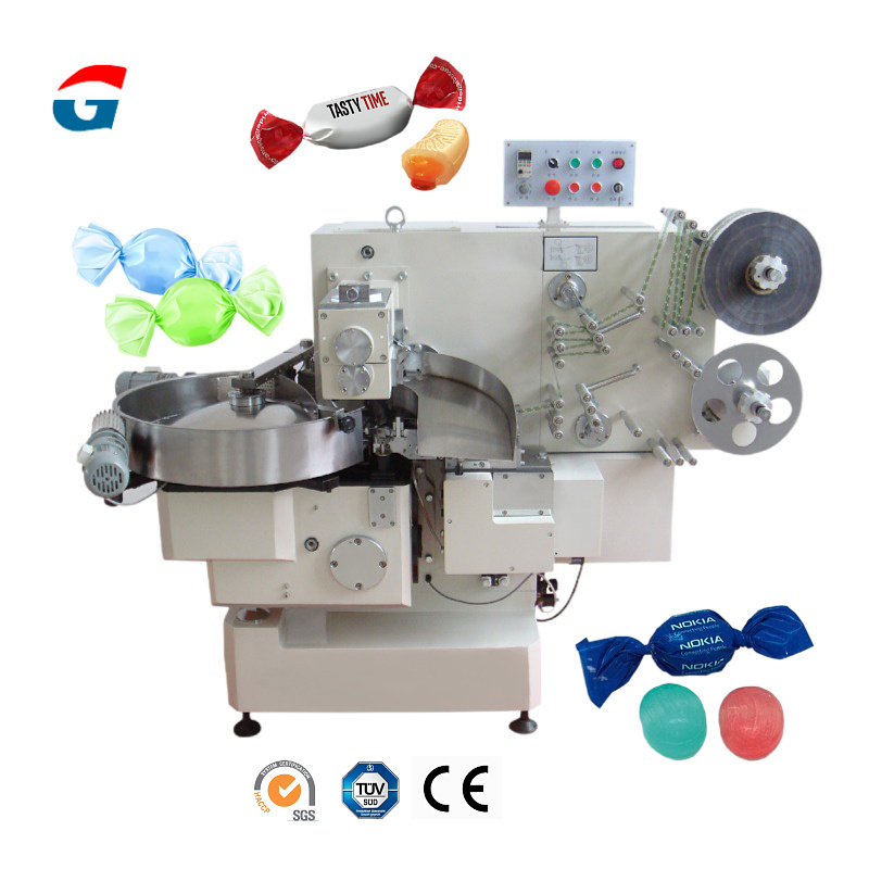 High speed  double twist toffee candy packing machine candy twist wrapping machine