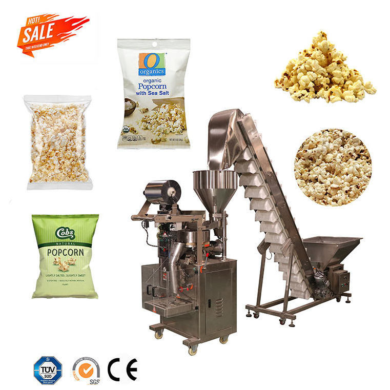 Low cost small sachet bag ice candy cube bulk gummy bear snaks nuts filling packaging machine