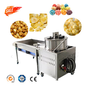 Small Scale Ball Shape Popcorn Kettle Corn Making Machine Caramel Flavor Popcorn Processing Machine