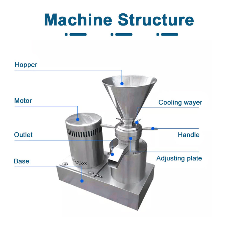 Commercial Sale Sesame  paste Sauce Grinding Making Machine Nut Groundnut Peanut Butter Grinder