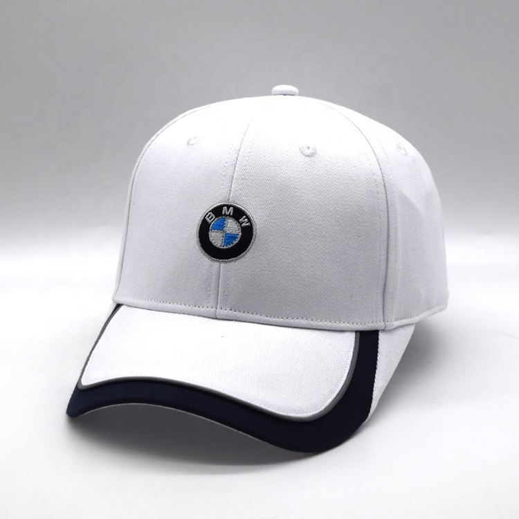 New design BMW sports cap European and American car baseball cap factory customized high quality car baseball cap