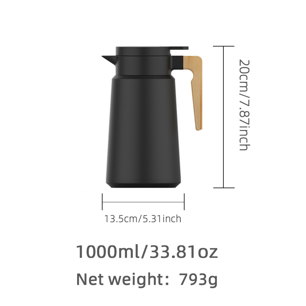 wholesaling modern design thermos vacuum insulated stainless steel coffee pot insulated thermos pump pot