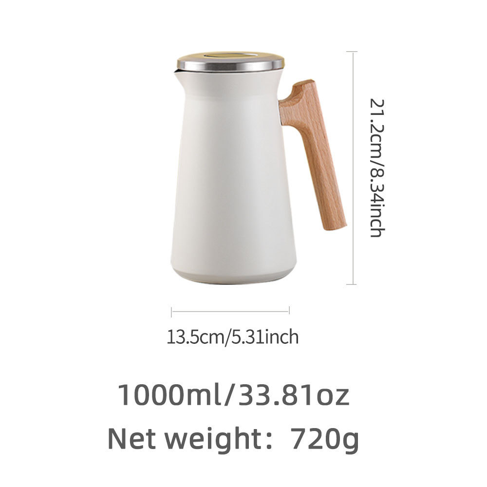 Wholesale Modern 1 Litre Double Walled Stainless Steel Coffee Tea Airpots Dispenser Eagle Vacuum Flask Thermos Jug Pot