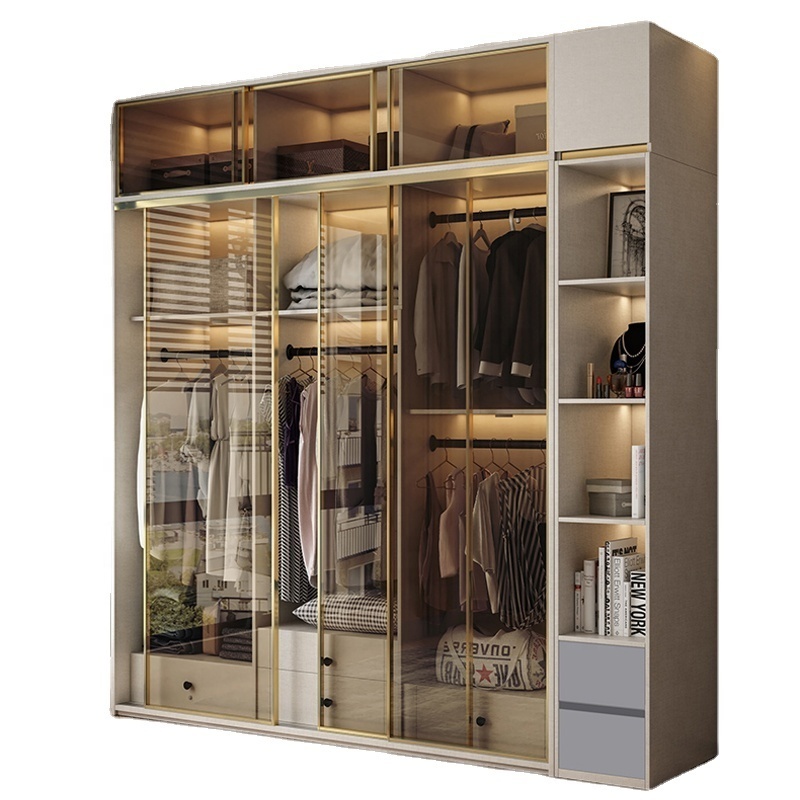 Luxury Wardrobe Closet Wardrobe Bedroom Furniture organizer portable wardrobe with dressing table