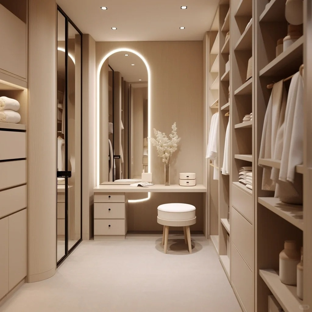 Wardrobe with led home furniture modern PVC wall cabinet with led wooden simple designs bedroom wardrobe closet