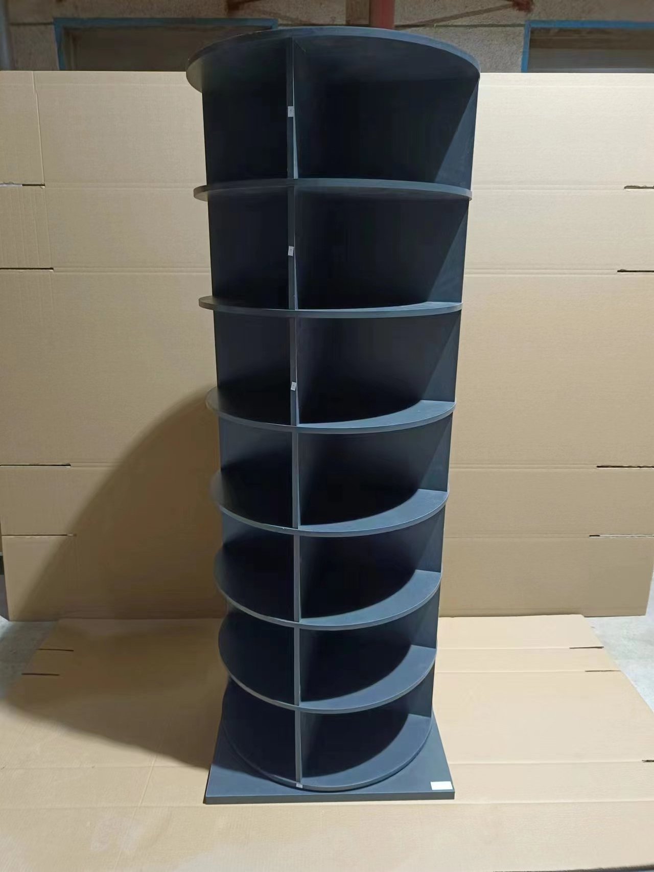 shoe cabinet manufacturer OEM 360 rotating shoe rack Shoes Storage Shelf  for home and commercial