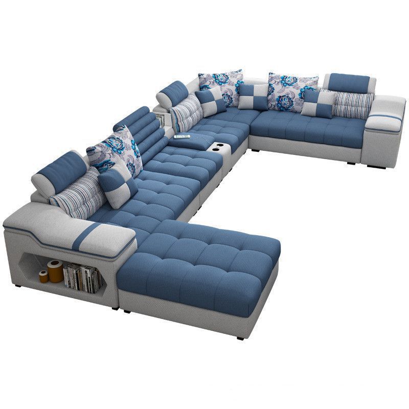 Top comfort High end canape salon L Shape Modular feather sofa Living Room Sofas