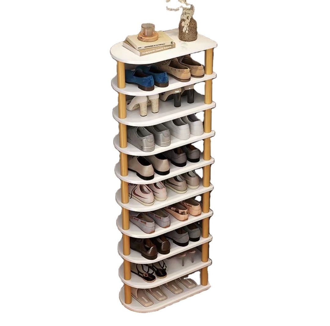 Shoe Rack Stackable Shoes Organizer Free Standing Shelf Entryway And Closet Hallway, Multifunctional  in Different