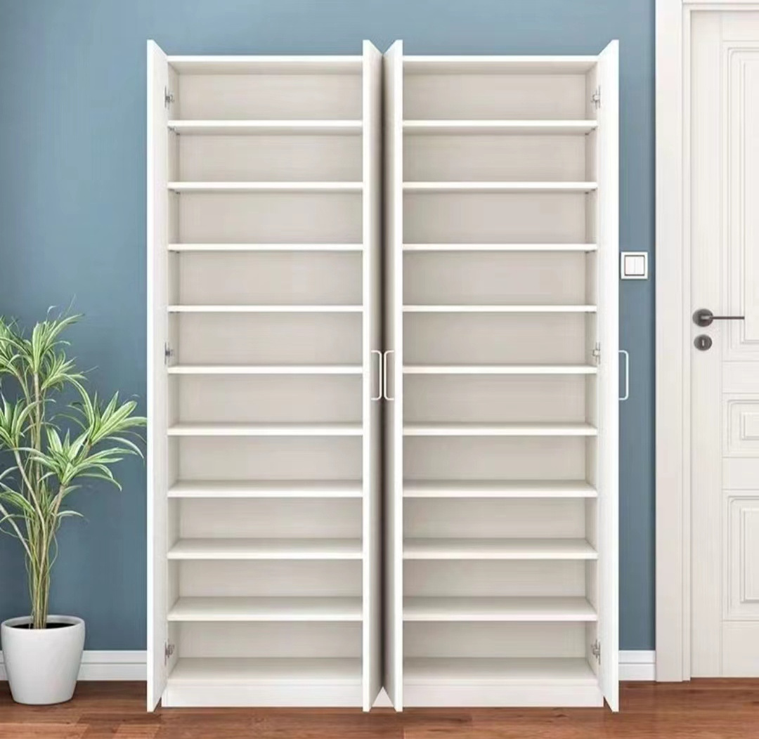 Hot Sales white Shoe Rack Cabinet with Door 10-Tier Modern Entryway Shoe Storage for Hallway Closet