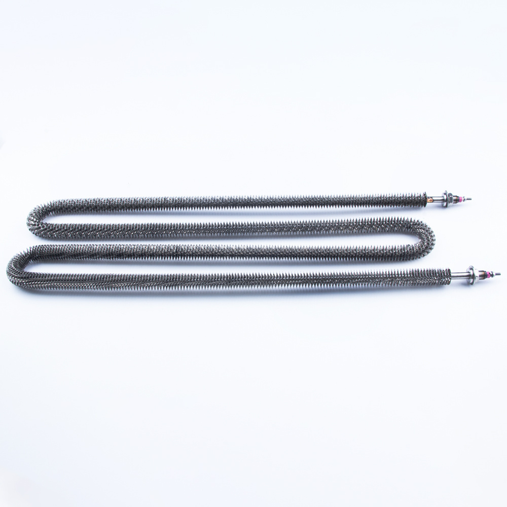 Customized Industrial Electric Heating Element Finned Tubular Air Heater Shape U/W/I