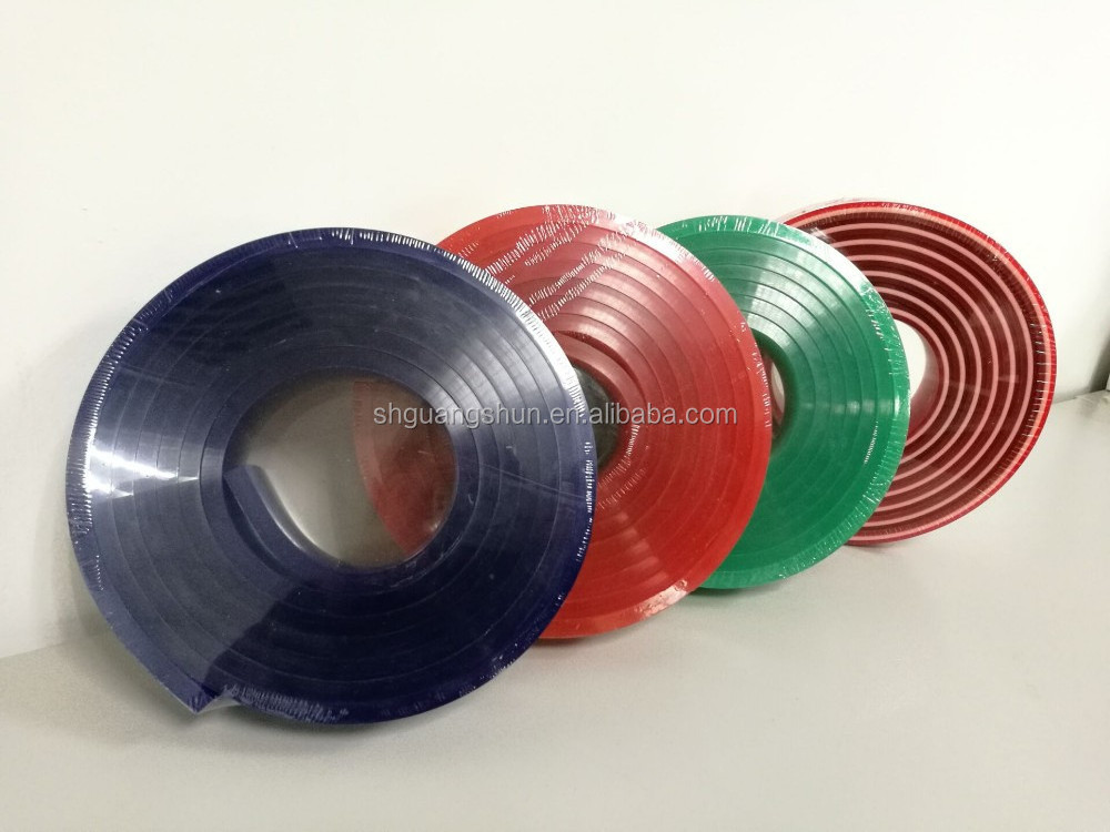 Squeegee rubber in screen printing from Shanghai GS for silk screen printing process