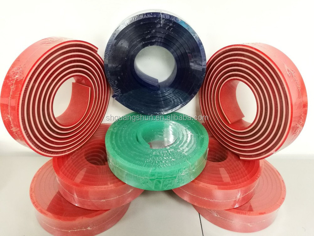 Squeegee rubber in screen printing from Shanghai GS for silk screen printing process