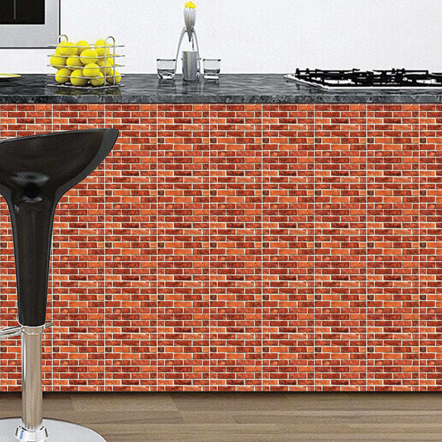 China Manufacturer 30*30cm Self Adhesive Peel and Stick Brick Wall 3D Home Decoration