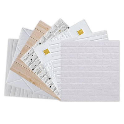 self adhesive factory brick wall sticker 3d foam wallpaper