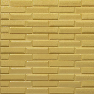 beautiful art 3D PE foam wall brick PVC self adhesive wallpaper plastic peel and stick wall panel