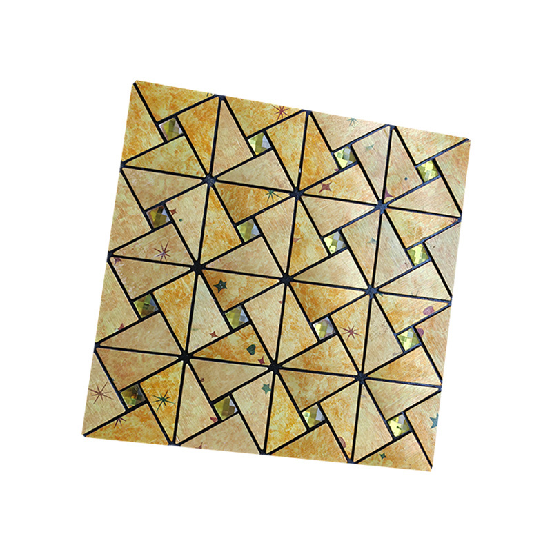 Wholesale Tile Mirror Mosaic Wallpaper Dinding 3D  Peel and Stick Wall Tile