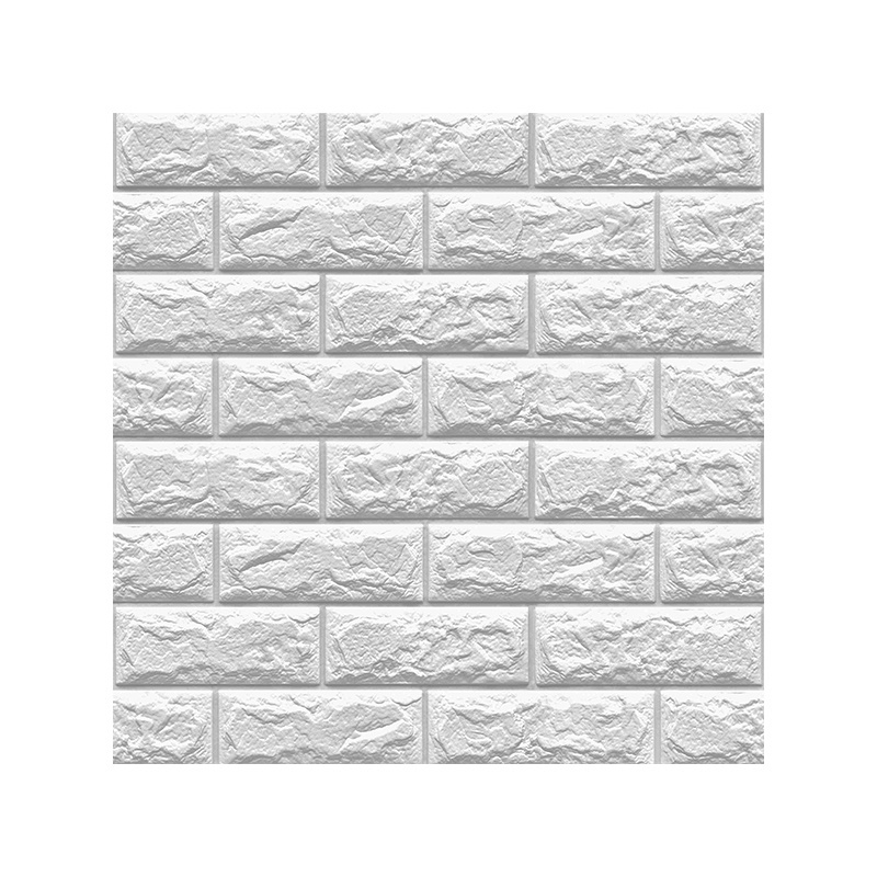 Factory Peel and Stick Wallpaper Stone Wall Panel Foam Brick Self-Adhesive 3D Wallpaper