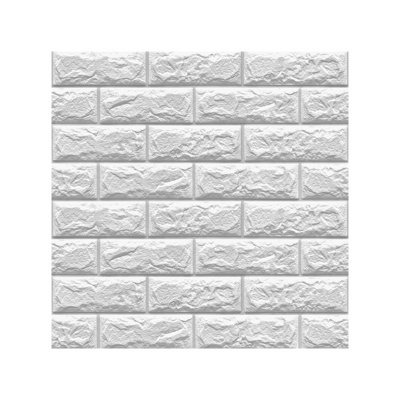 Factory Peel and Stick Wallpaper Stone Wall Panel Foam Brick Self-Adhesive 3D Wallpaper