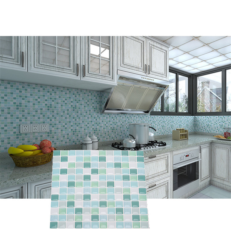 Factory Provide Smart Kitchen Glass Mosaic Designs With Peel And Stick Kitchen Backsplash Vinyl Tile Hexagon Tile