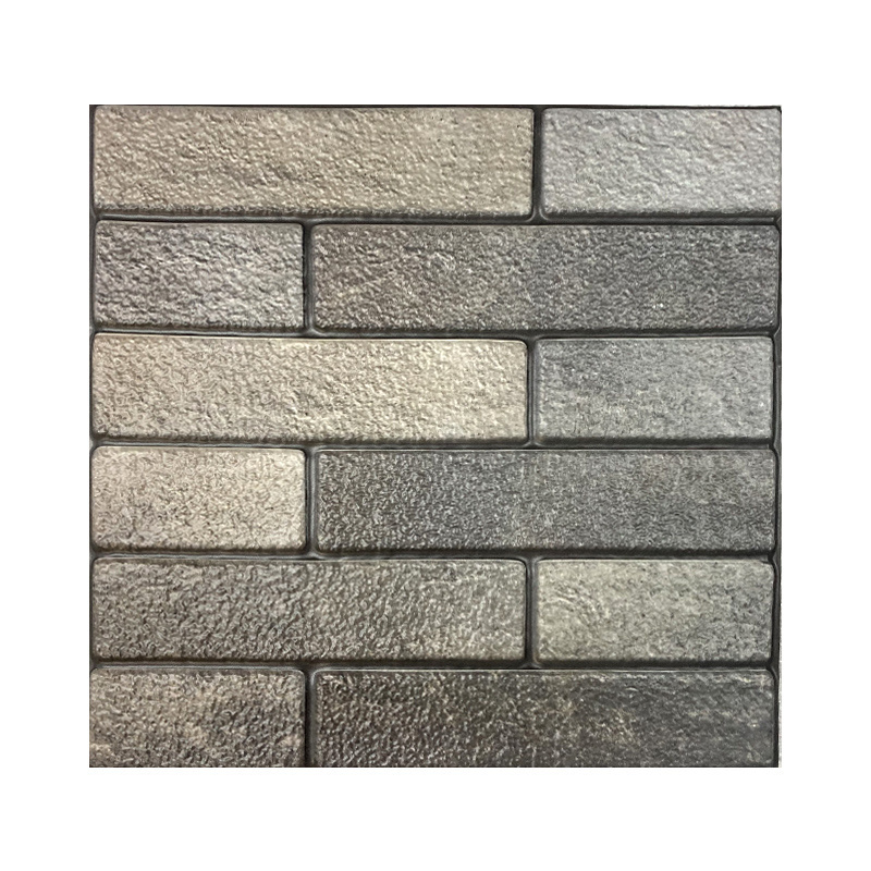 3D PVC wall panels peel and stick Faux  brick Stone Wall 30x30cm  for interior decoration