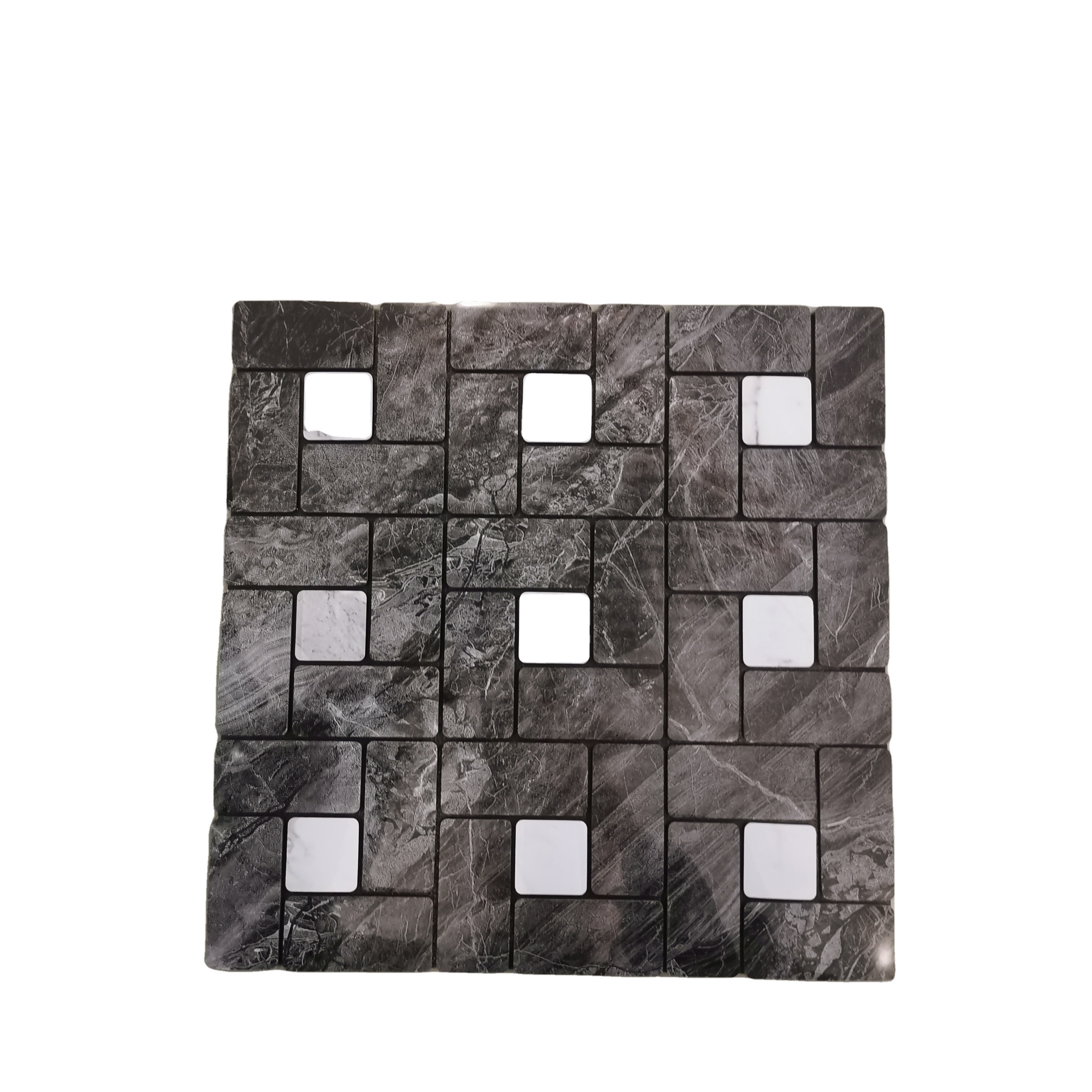 cheap mosaic tiles peel and stick wall tile black and white marble mosaic wall tile