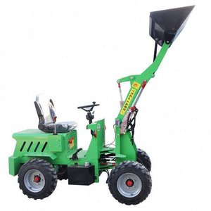 Factory Direct electric mini bagger loaders lithium battery elektrischer radlader small electric skid steer wheel loader