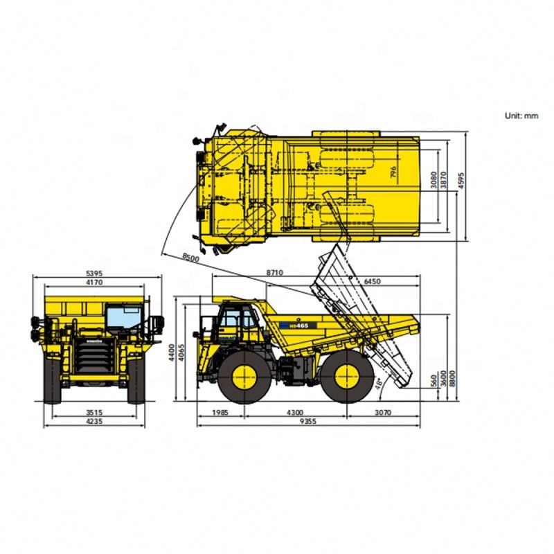 Good price Hot Sale China Wholesale Brand HD465 Mining Truck Agriculture 95 Ton Mining Articulated Tipper Dump Truck