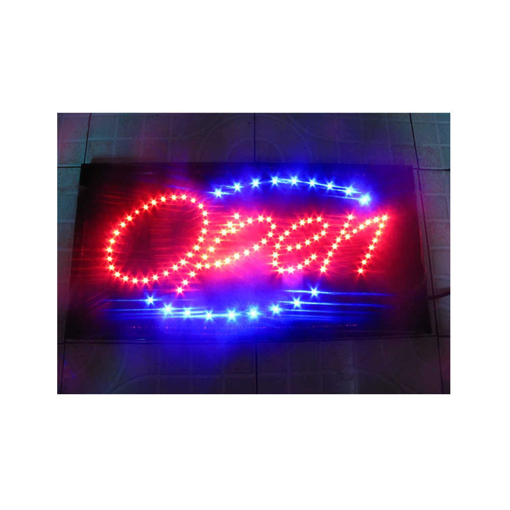 Cheap Price Factory Wholesale ABS LED Sign Display Indoor LED Open Sign For Shop Window