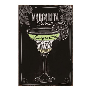 Margarita Vintage Metal Sign Custom Painting Garage Classic Room Pub Cafe Bar Party Decor Art Antique Iron Painting